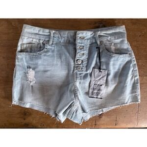 Love Tree Denim blue jean shorts size small new with tags